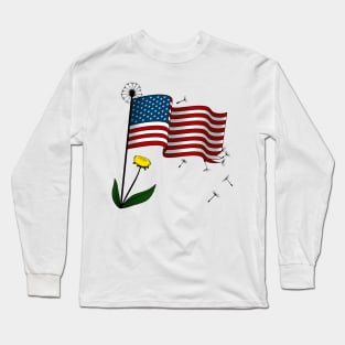 American Dandelion. Long Sleeve T-Shirt